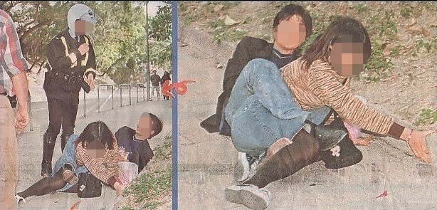 好多網民都立刻聯想返多年前嘅男子「鉸剪腳」女途人嘅事件！