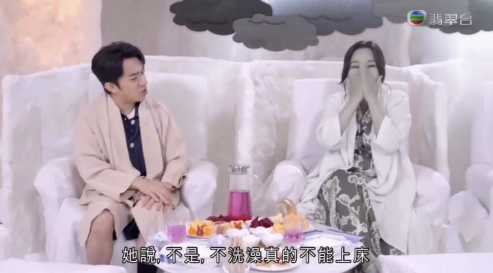 王祖藍表示同老婆喺唔同嘅生活小事外會意見分歧