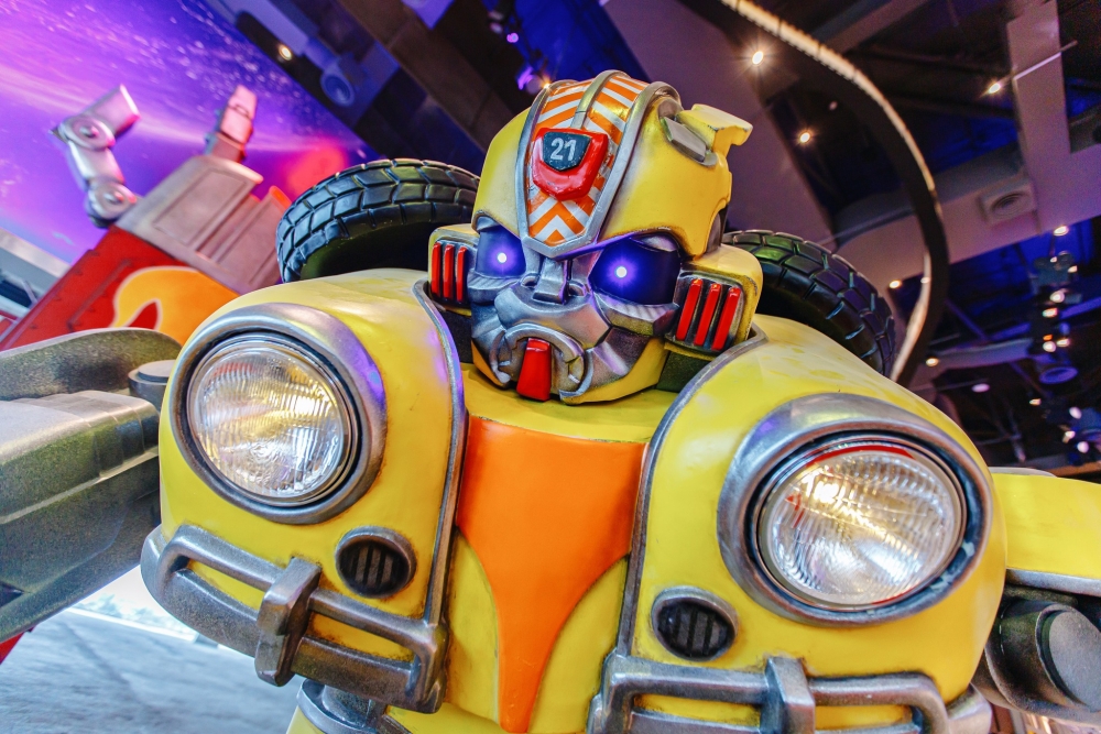 Terminal 21商場的戲院一向以荷里活為主題背景，這裡亦不例外，除左星光大道手扶梯，仲有人氣超高的大黃蜂！