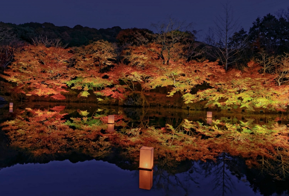 御船山樂園的「紅葉祭」為日本目前最大規模的紅葉點燈活動!