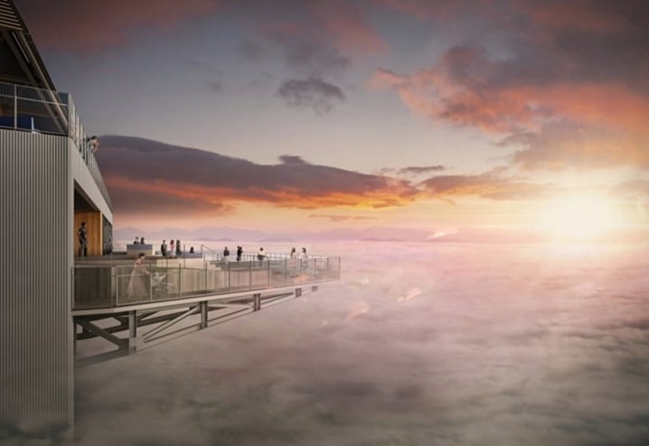 剛剛翻新完畢嘅觀景台變身做3層高！