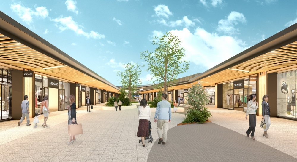 「深谷花園PREMIUM OUTLETS」，面積超過180呎，有近140間店舖