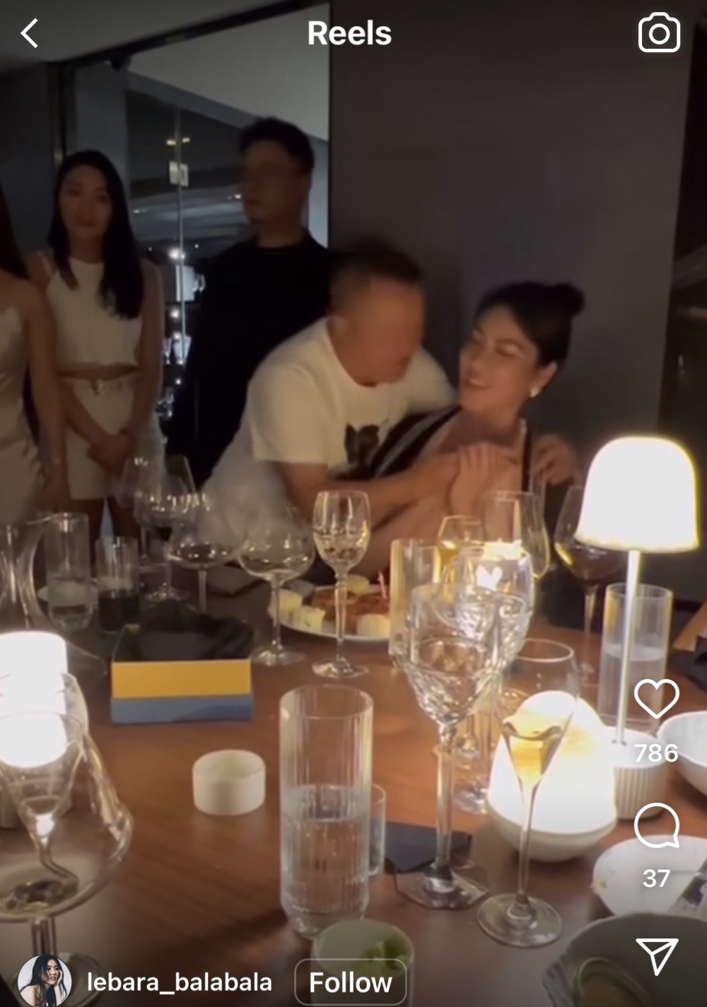 黎峇菈似乎亦十分受落,並喺IG留言指:「今年有得同獎門人一齊吹蠟燭,祝我生日快樂,今年的願望是世界和平」