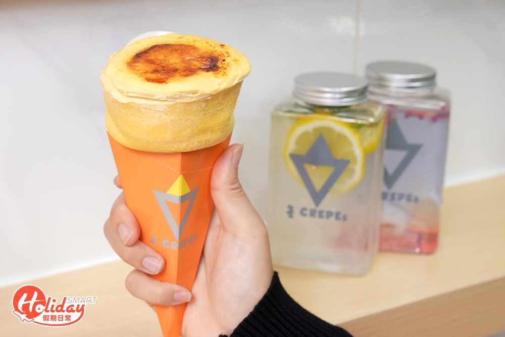 人氣款色之一的忌廉芝士吉士，以金黃焦脆的賣相吸引一眾街坊！