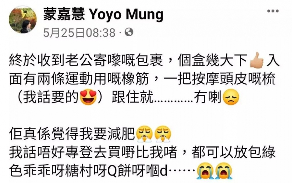 蒙嘉慧 Yoyo Mung Facebook