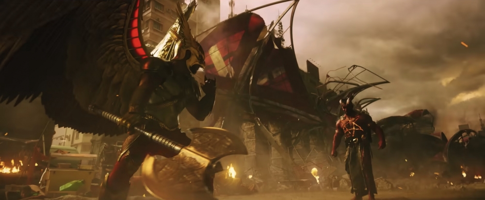 《黑亞當》的大反派「沙巴克」與黑亞當和沙贊一樣，需要喊出咒語才能變身！