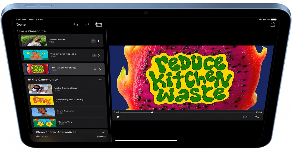 iPad 10升級至A14 Bionic晶片，編輯影片或打機等都應付自如～