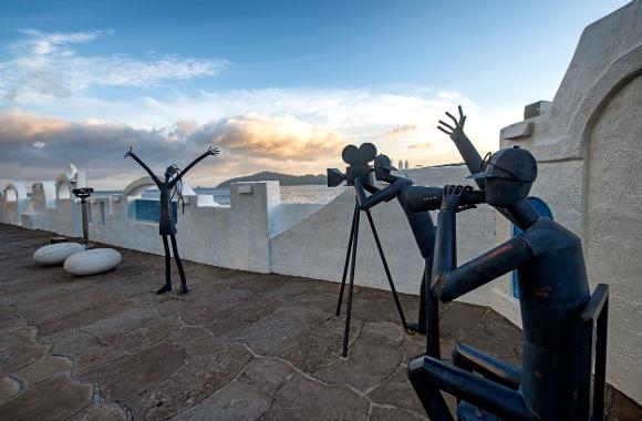 釜山煙火節觀賞煙火熱點：海雲臺電影街