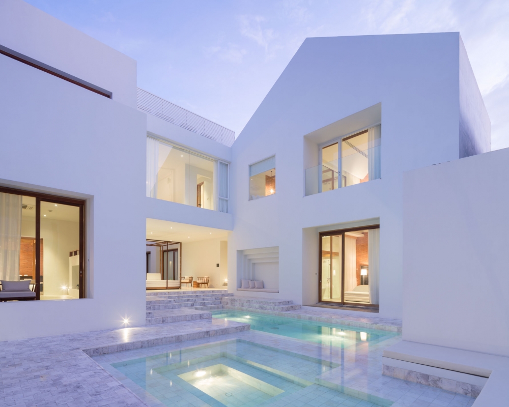 部份房型設有私人泳池，私隱度極高！