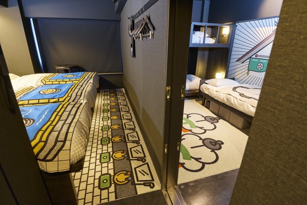 亦有兩房連通設計的6人房型