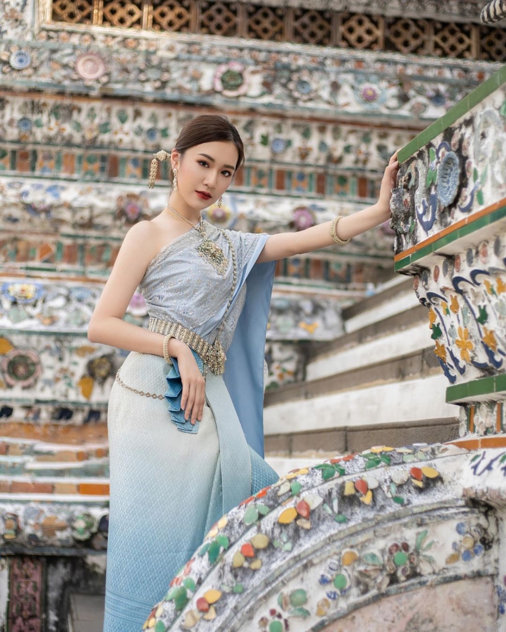 很多人都會特別去租借泰式服飾來此打卡，勁有Feel！