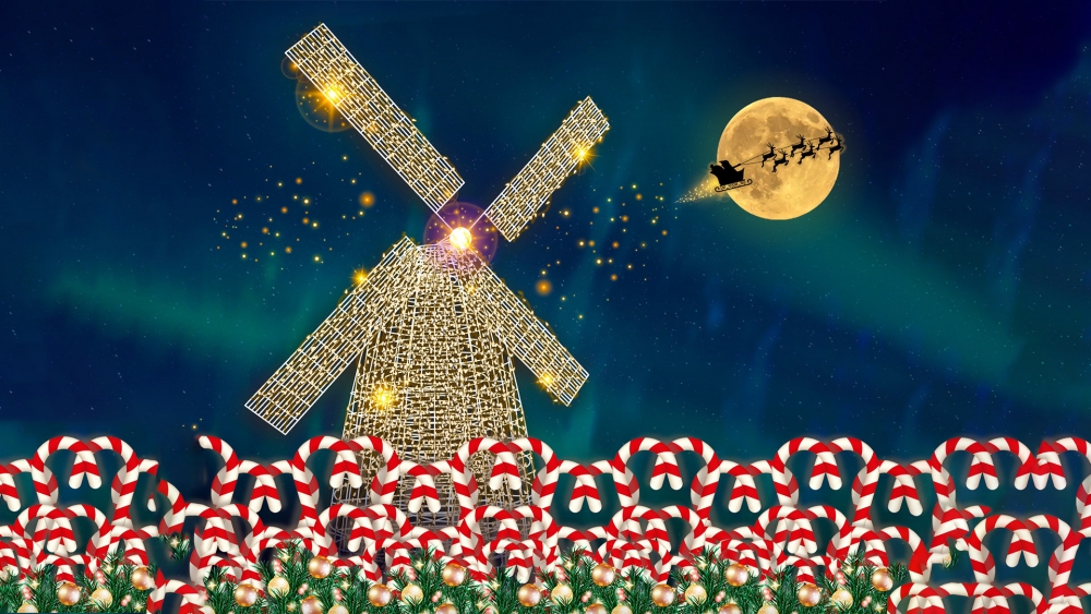 10米長神奇風車～