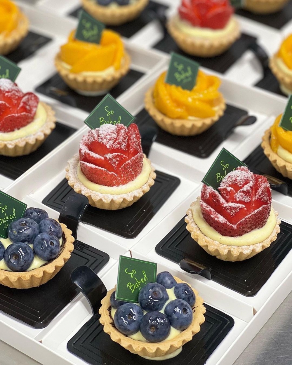 SO BAKED的蛋撻不但口味多樣化，而且大小份量剛好～