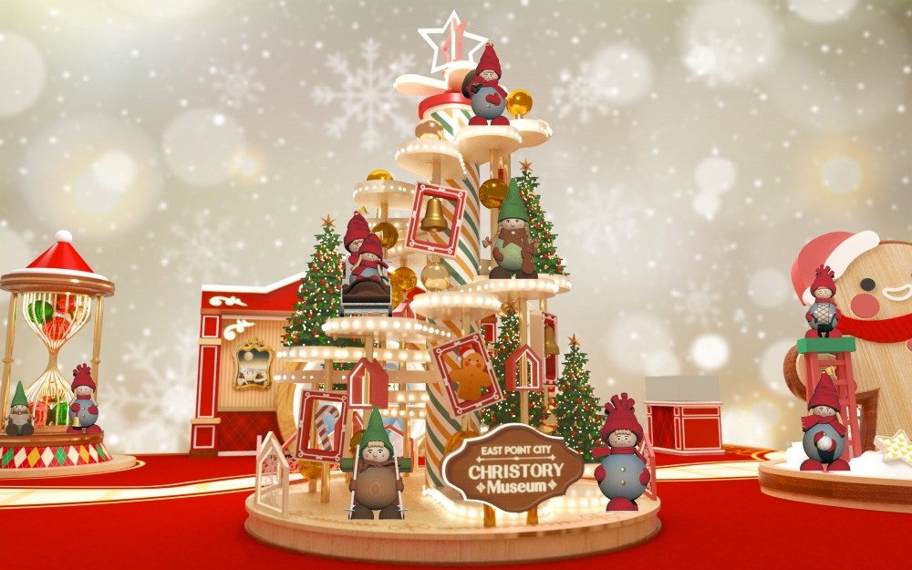 6米高Tonttu精靈聖誕樹！