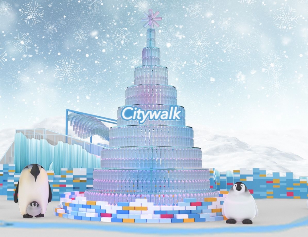 5米高巨型藝術聖誕樹！