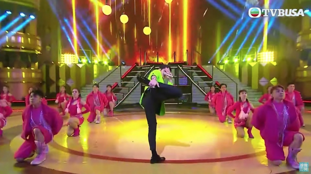 TVB 55周年台慶,之前已盛傳郭富城會出演,當日城城壓軸登場,連場勁歌熱舞