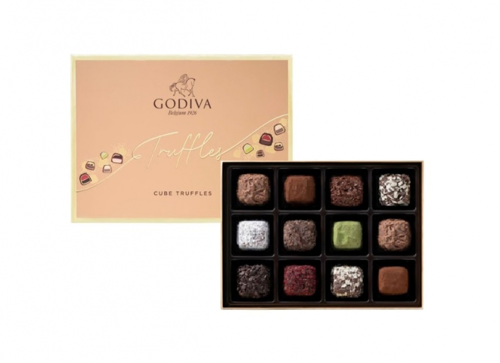 Godiva|Cube 松露巧克力禮盒12顆裝(1盒)$375(原價:$469)