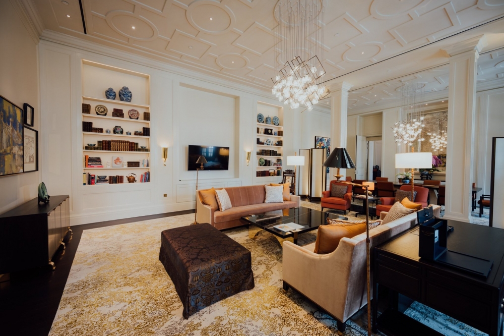 圖為總統套房嘅房間格局