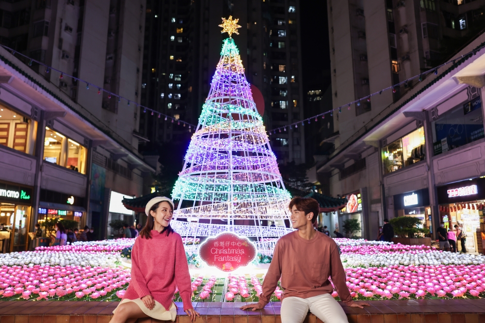 浪漫玫瑰花燈海～