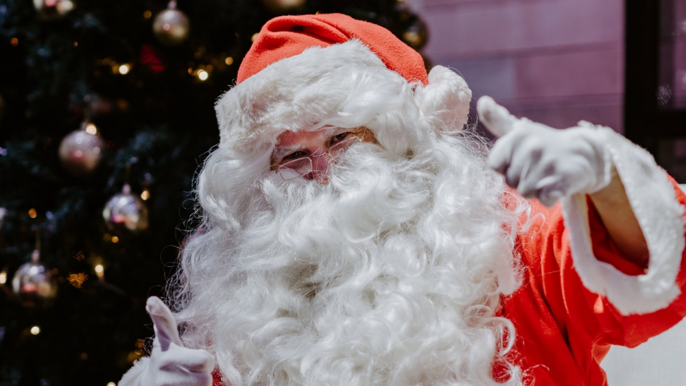 同聖誕老人見面！