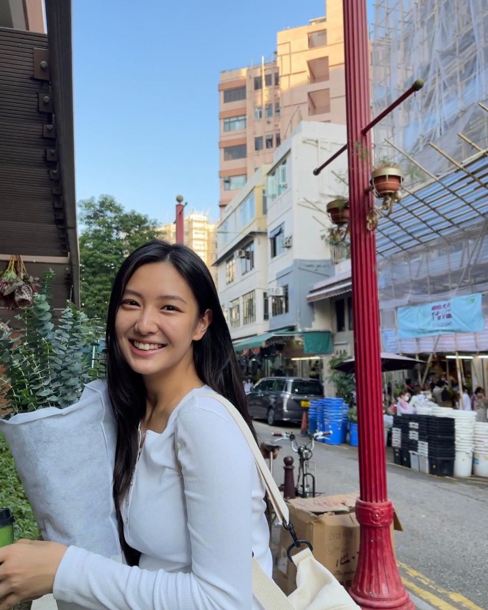 譚旻萱更大晒素顏