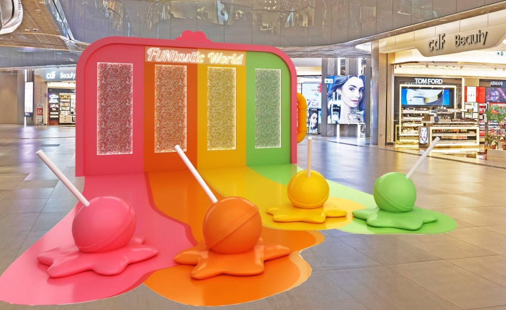 棒棒糖繽FUN牆。