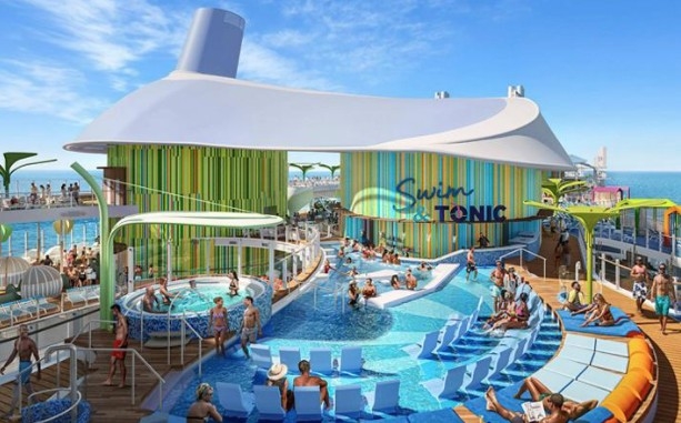 海上最大水上酒吧「Swim and Tonic」