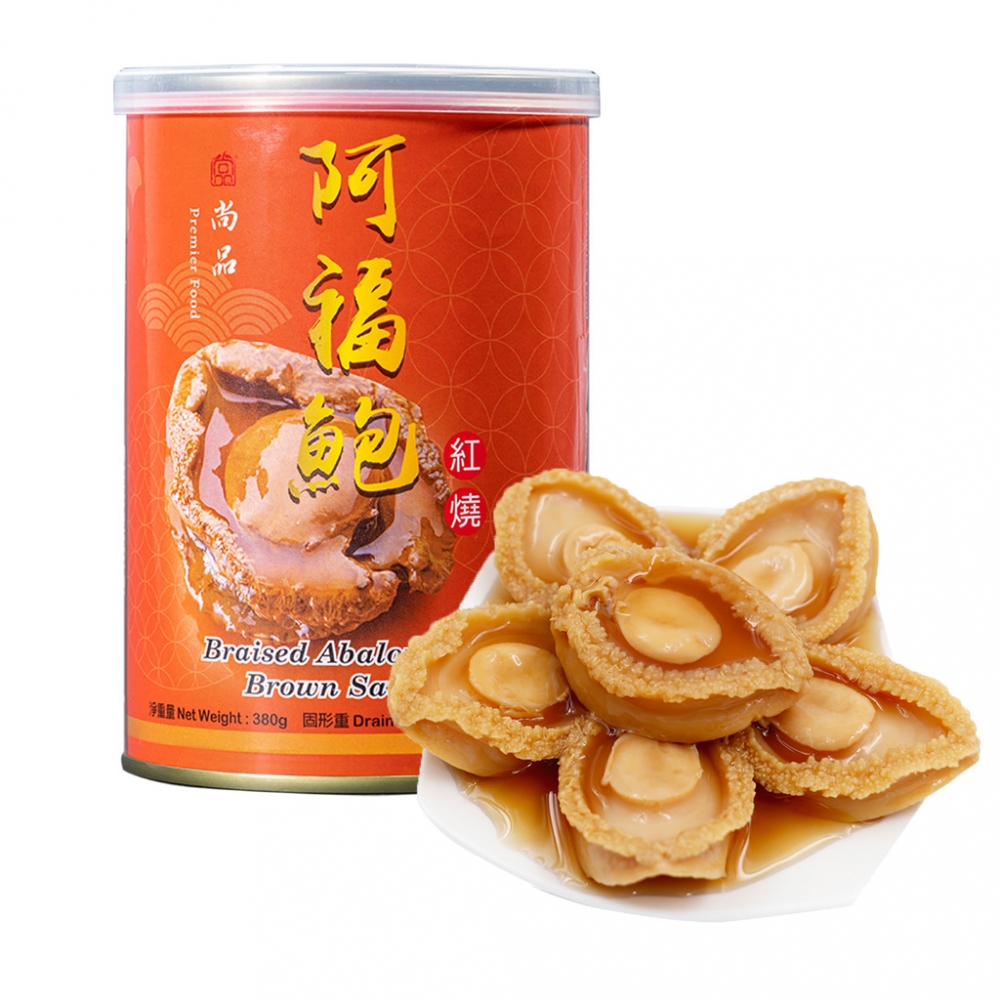 尚品花膠海味專門店|阿福紅燒鮑魚6隻裝(4罐 x 380克)$198(原價:$248)