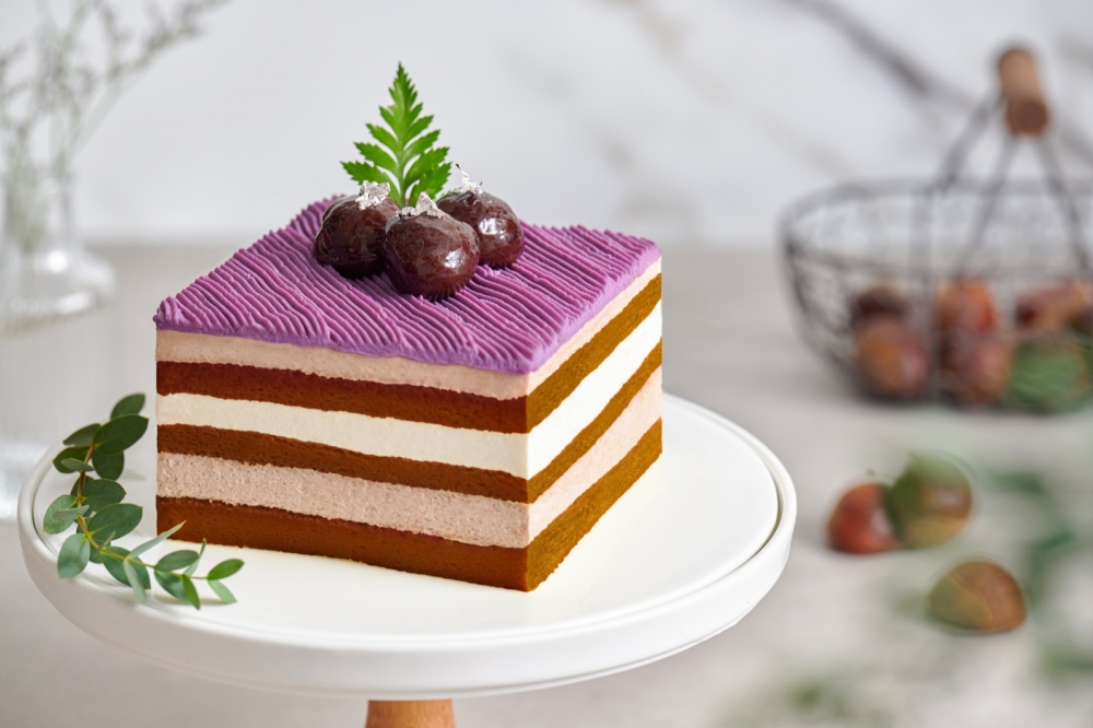 LIFETASTIC Patisserie|紫薯栗子蛋糕(原個)$385(原價:$428)