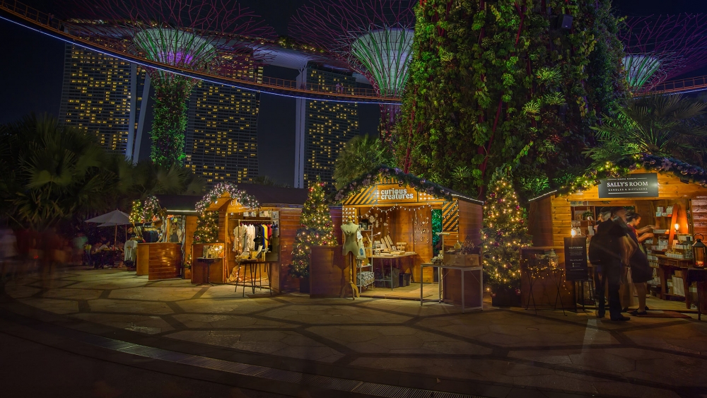 槲寄生胡同的節日小屋。