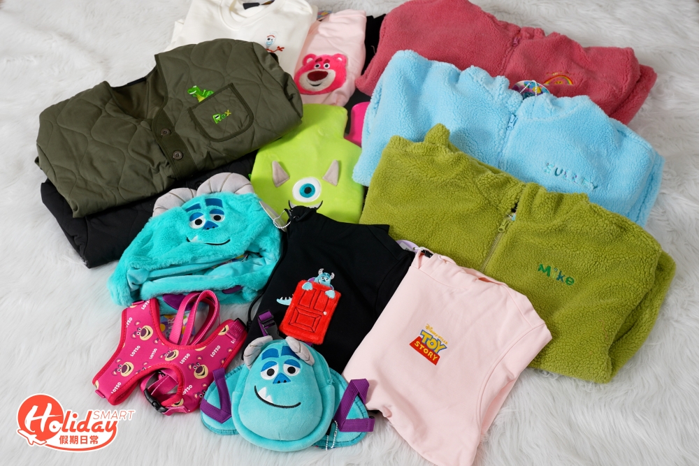 並推出165款「Fluffy Festival」系列，當中必買秋冬男女裝、童裝、精品及寵物用品，Pixar的粉絲們千萬別錯過！