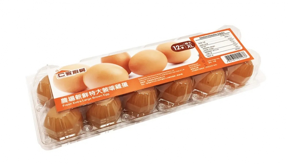 U購select|C家廚房「農場新鮮特大裝啡雞蛋12隻」$36
