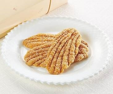 口感鬆脆的餅乾和白砂糖口感