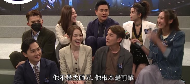 黃宗澤即笑言:「佢唔係大師兄,佢根本係前輩!」