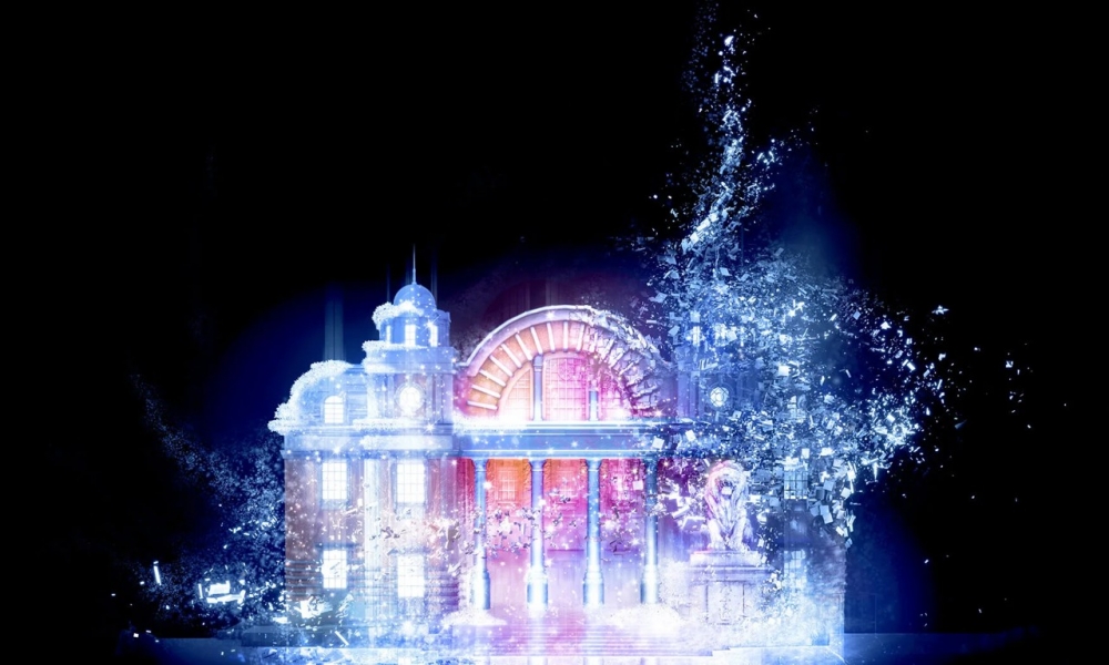 大阪市中央公會堂光雕秀結合3D CG和即時動畫等現代技術投影，非常精彩的光影騷！