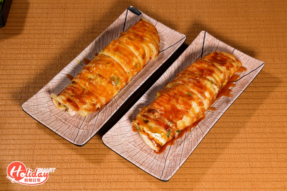 必食推介有芝士肉鬆芋泥蛋餅，用上台灣直送的芋頭，並打成綿滑芋泥，加上肉鬆再配搭酥脆蛋餅皮，形成多層口感！