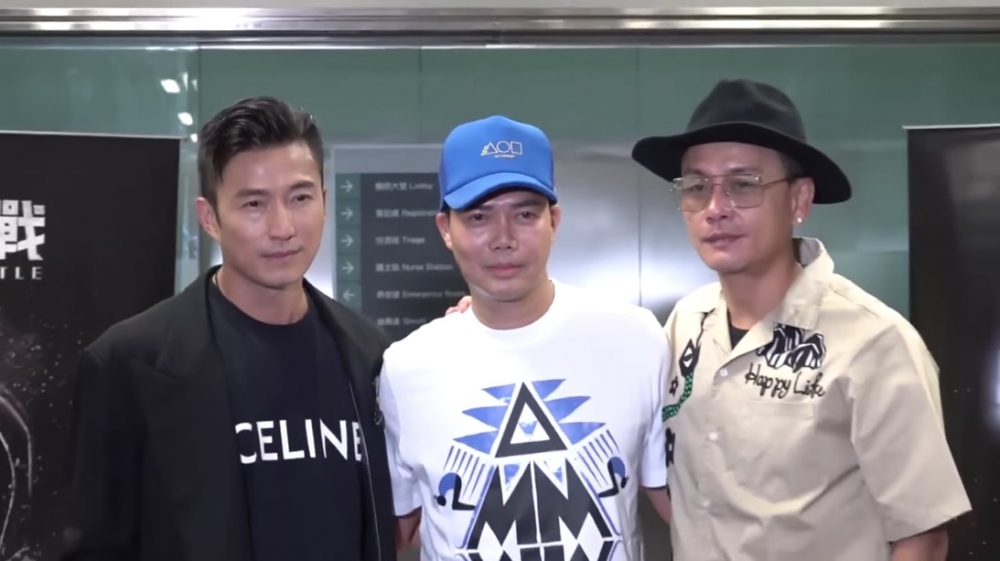 BSOCO同蔡思貝合作電影《無間一戰》，記者會上Bosco被問到係哋有艷福，佢即表示：「艷咩福呀！」