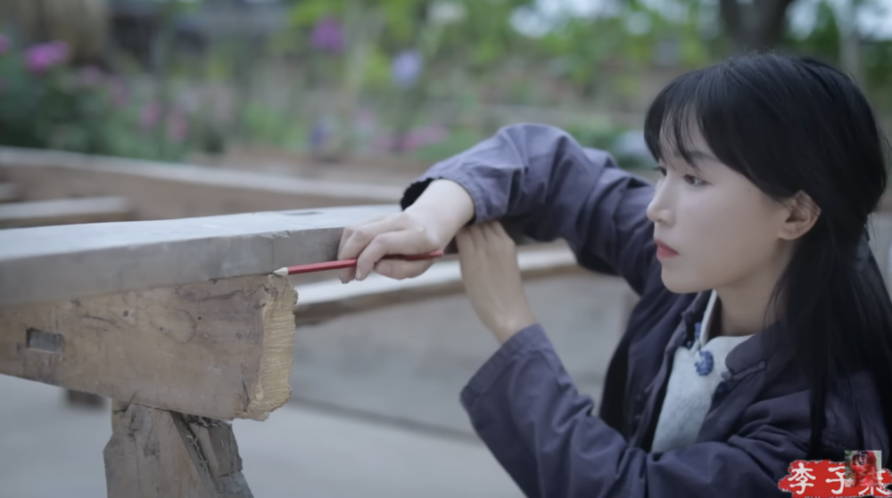 兩年前嘅影片中李子柒眼睛未有咁大？！