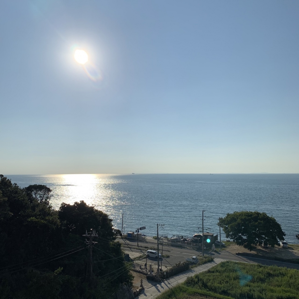 鄰近HELLO KITTY蘋果樂園的播磨灘曾被評為「夕陽100選」～