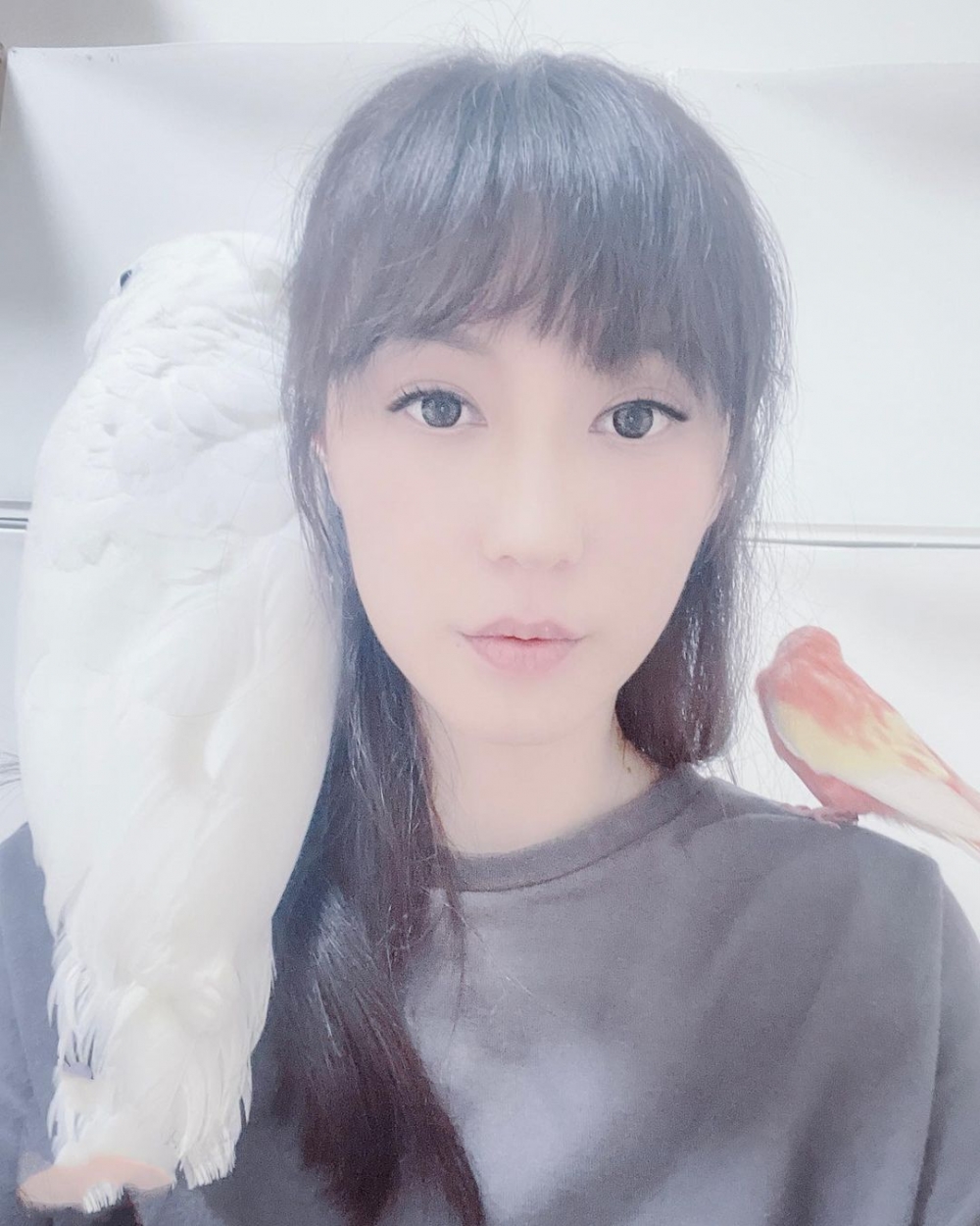 另外心悠BB仲會不時晒出佢嘅愛寵—兩隻可愛鸚鵡Makiki同埋Manana。