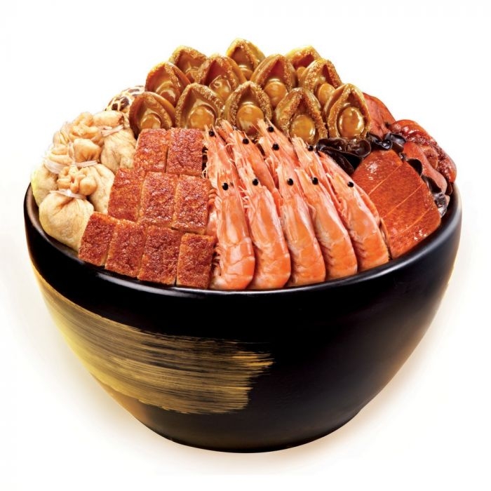 極品鮑魚開心大盆菜。