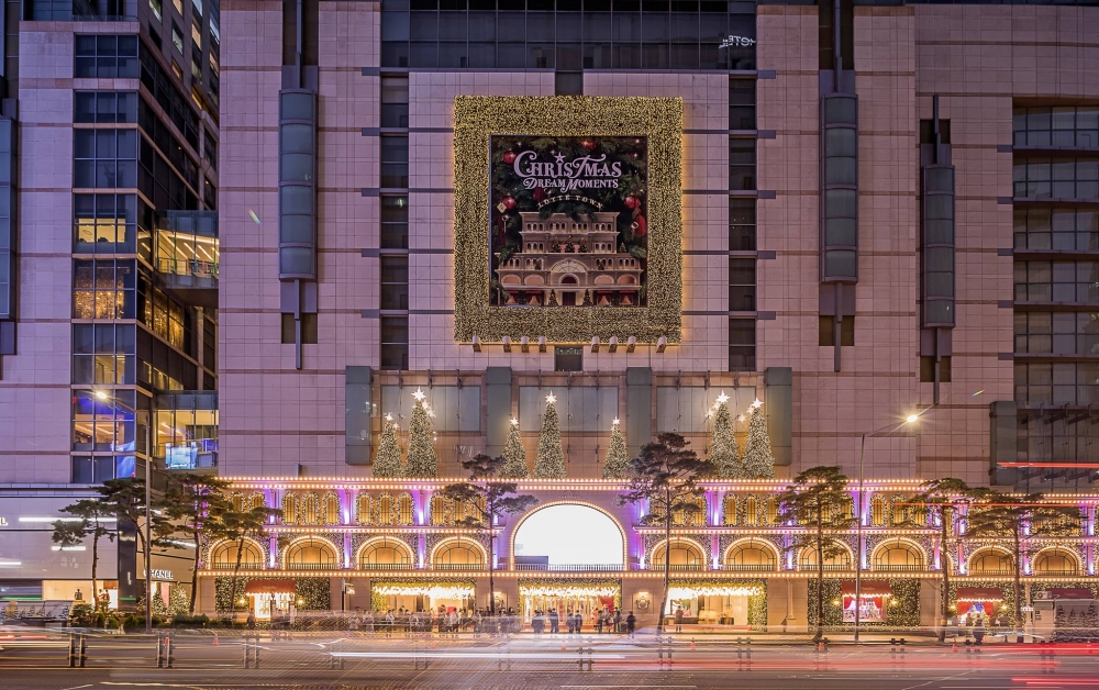 首爾聖誕打卡熱點2022：明洞樂天百貨