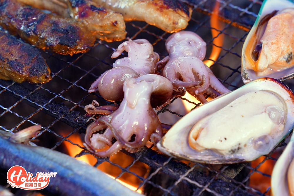 海鮮種類每日不同，店家會按時令提供，不過每日必定有青口、帶子和魚類。