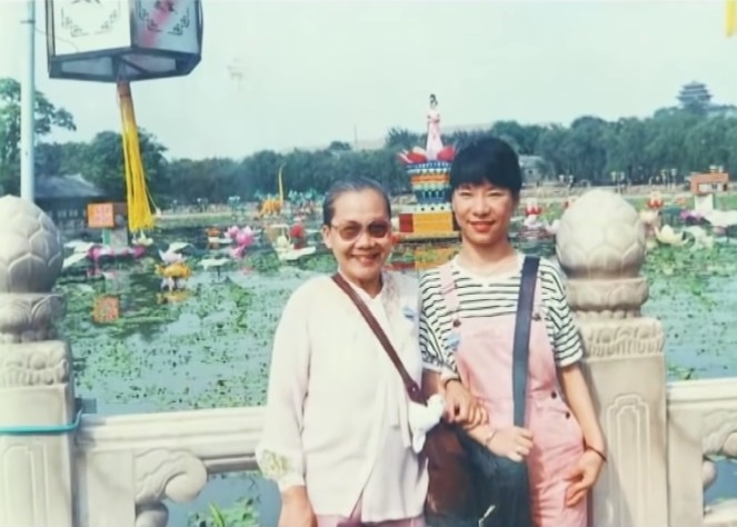 大女兒中風前曾跟她去過很多地方旅行