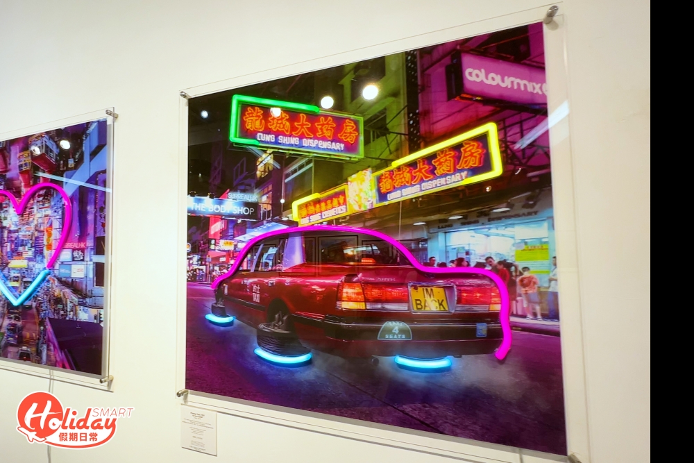 當中霓虹燈廣告牌更會閃閃登光,其他作品也融合不同超現實元素,該其系列變得閃亮生動又夢幻,大家記得把握機會欣賞!