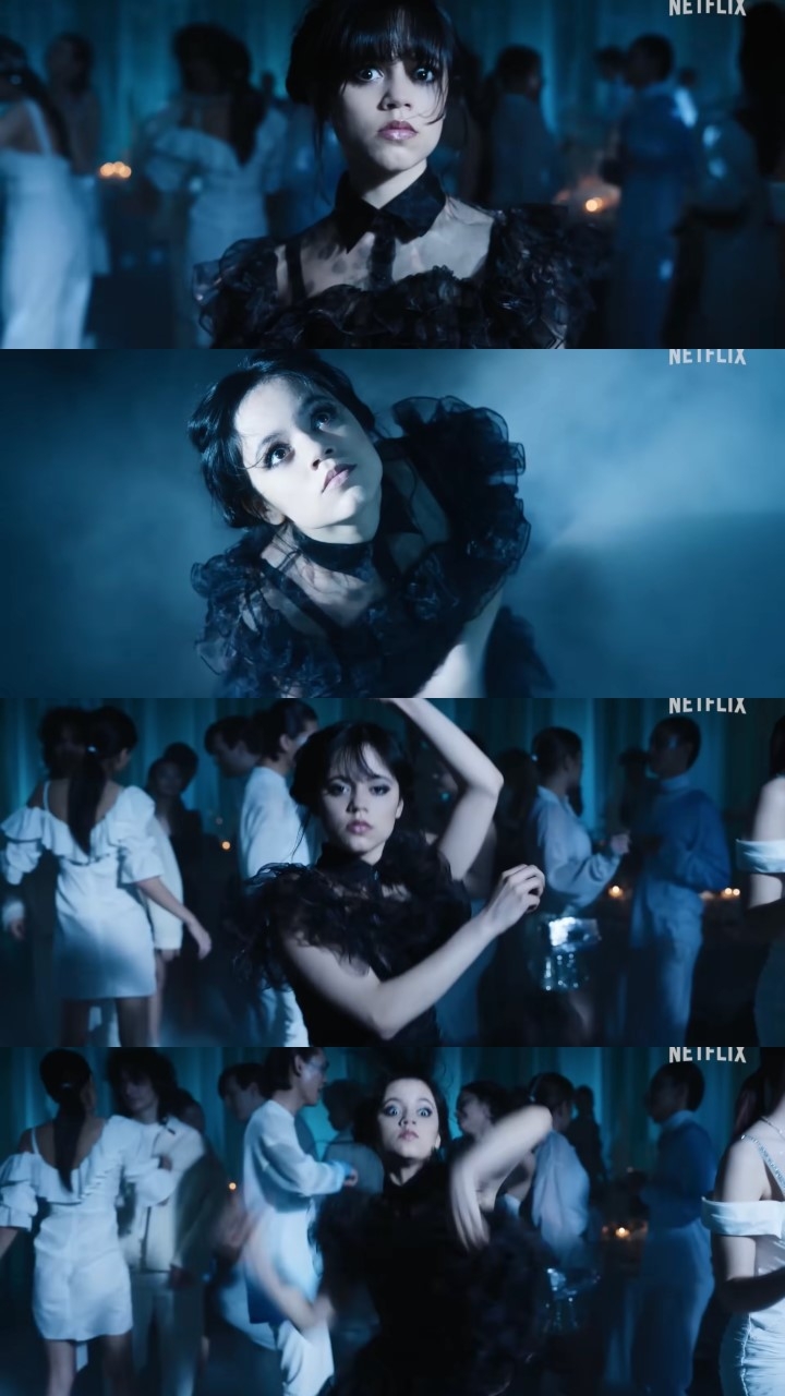 Wednesday在舞會展示的詭異舞蹈在網上瘋傳，更掀起模仿熱潮！