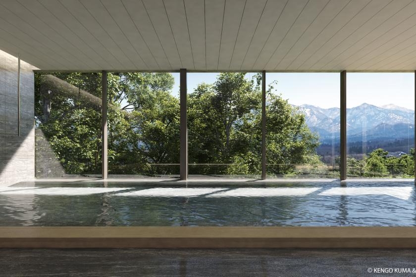 每位客人享受溫泉之餘同時置身於大自然之中，被迷人的景色包圍。