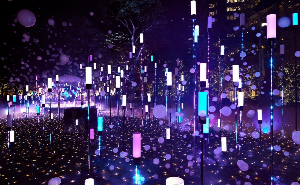 最受注目的可投影的球體裝置「CHRISTMAS STORY LIGHTS」