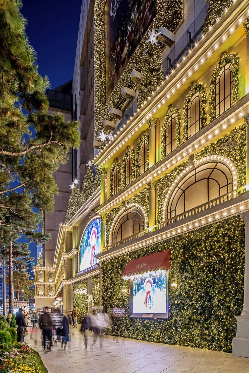 超夢幻唯美的歐洲拱廊多媒體牆～