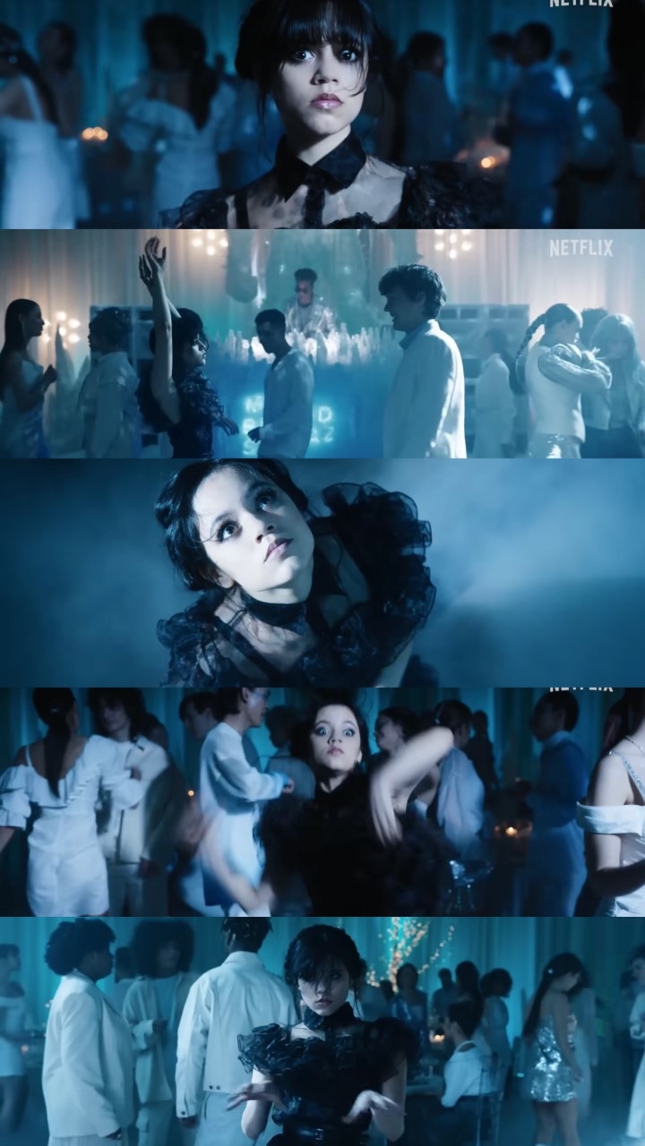 Wednesday的殭屍瘋舞在網上瘋傳!